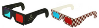 gafas 3D anaglifo rojo azul personalizadas gafas 3D anaglifo rojo azul personalizadas