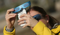 gafas eclipse solar para el evento